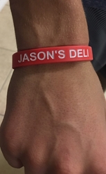 Jasons Deli Wrist band 