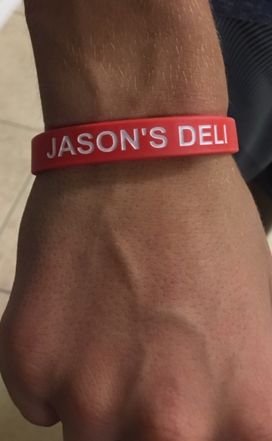 Jason's Deli Wrist band 