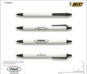 Pens -CLIC STIC  (300 per box) 