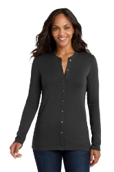 Ladies Stretch Button Front Cardigan 