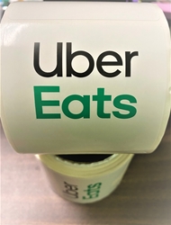UBER EATS - 200 labels per roll 